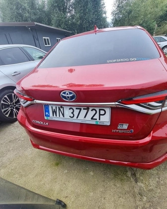 Toyota Corolla cena 85900 przebieg: 36000, rok produkcji 2021 z Dobra małe 352